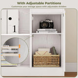 76" Tall Corner Bookshelf, 6-Tier L-Shaped Bookcase with 10 Shelves and 2 Drawers