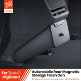 YZ For Tesla Model 3 Y Highland Juniper 2025 Rear Seat Trash Can