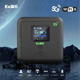 KuWFi 5G Mobile Router AX3000 Dual Band WiFi6 Portable Pocket Router WiFi