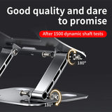 Laptop Stand Adjustable Aluminum Alloy Notebook Tablet Stand Up to 17 Inch Laptop