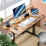 JHK 63x24 Inch Electric Standing Desk Ergonomic Height Adjustable Stand Up Sit Stand Computer Workstation Work Table For Office