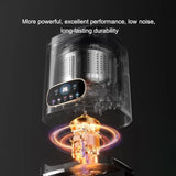 Portable fully automatic washing machine for apartments, dorms, RVs travel; ABS plastic body; white;