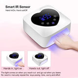 UV LED Nail Lamp Cordless 72W Portable Nail Dryer Light Rechargeable UV Light for Gel Nails Polish/AcrylicFast