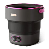 Portable Washing Machine 13L Foldable Mini Washer with with 4 Modes and Spin Basket Deep