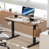 JHK 63x24 Inch Electric Standing Desk Ergonomic Height Adjustable Stand Up Sit Stand Computer Workstation Work Table For Office