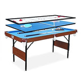 Crux 55Inch Folding Billiard Pool Table Budget, Foldable, Indoor, Table Top