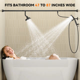 Tandem Shower Head For Couples, Dual Shower Head with Handheld, High Pressure Double Shower Heads