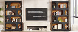 Tribesigns 71" Tall Bookcase, 4-Tier S-Shaped Bookshelf, Wood Decorative Storage Shelving