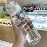 1pc-Summer Sports Water Cup, Large Capacity Portable Plastic Cup, High Temperature