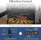 Infrared Electric Fireplace Heater - Black, WiFi/ Alexa Enabled, With Remote