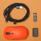 Incott Ghero Pro Wireless Mouse Dual Mode Paw3395 8k 2.4G Ergonomics TTC Golden Wheel