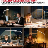 HJ2 Sunturalux™ Clamp LED Desk Lamp, CRI≥97 Full-Spectrum Eye-Caring