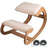 SucceBuy Ergonomic Kneeling Chair Stool W/ Thick Cushion Home Office Chair Improving Body Posture