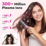 Go Brush Pro 2026 Upgraded Cordless Hair Straightener Brush, Anti-Frizz Negative Ions, MCH Fast Heating,