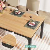 Tribesigns Dining Table for 6-8 People, 200cm Large Narrow Long Rectangular Kitchen Dinner Table