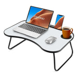 Portable Lap Desk for Bed - Foldable Adjustable Height Laptop Stand