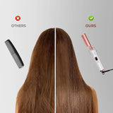 Hot Comb for Black Hair with 12 Temp Settings Up to 450°F, Electric Straightening Comb for Curling/Straightening