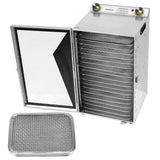 Fruit and Meat Dehydrator with 18 Stainless Steel Trays Stainless Steel Dehydrator Machine