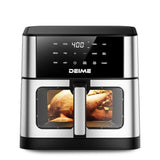 10.2 QT 1700W Large Ccity Air Fryer Oilless Healthy Cooker with 10 Preset Functions