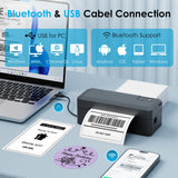 Thermal Shipping Label Printer-4x6 Bluetooth Printer , for Small Businesses Home Support iPhone,Android,Windows,Mac,Chromebook