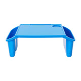 4Pcs Kids Lap Desk Tray, Plastic Breakfast Laptop Trays with Side Pockets