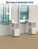 8,000~12,000 BTU Portable Air Conditioner 3-In-1 for Bedroom 150-250 Sq.Ft