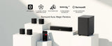 ULTIMEA Aura A40 7.1CH Virtual Surround Soundbar for TV with Subwoofer