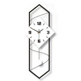Swing Quartz Silent Modern Large Pendulum Wall Clock, 27.5" - Home Decor