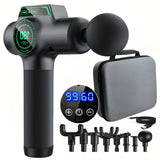 Professional Massage Gun with 8 Attachments 99 Speed Levels for Neck