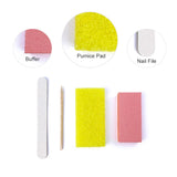 800 Sets/Carton Disposable Pedicure Kits Nail Sets Sand File Buffer Sponge