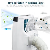10000 Btu Portable Air Conditioner Unit for Rooms Cooling Up to 450 Sq.Ft