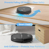 INSE Robot Vacuum Cleaner 3-in-1 Automatic Cleaning for Carpet Pet Hair