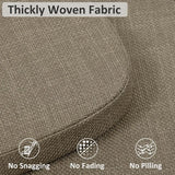 Dining Chair Cushions Set of 4 High-Resilience Foam Windsor Seat Pads Kitchen Chair