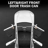 For Tesla Model Y Juniper 2025 2026 2PCS Front Door Trash Can Push-Open Lid Car Door Storage Box