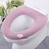 Toilet Seat Cover Mat Bathroom Toilet Lid Pad Winter Warm Cushion-MD DC PRINT