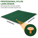 5x5ft Golf Practice Mat Training Aid for Backyard/Garage/Driving Range