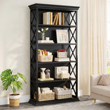 Tribesigns 6-Tier Bookcase, 71 Inches Industrial Bookshelves and Bookcases