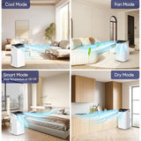 Portable air conditioner for home use, 14000 BTU cools up to 700 sq.ft,