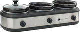 SC3105-SS, Slow Cooker, Buffet Server 3 Pot, Food Warmer - Stainless