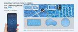 Robotic Swimming Pool Cleaner Wireless Automatic 3312 PRo Wifi App Control