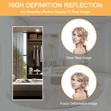 Hasipu Door Mirror Full Length, 44"x 16" Wall Mounted Mirror for Bedroom