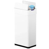 Touchless Rectangular Motion Sensor Trash Can, Brushed Stainless Steel