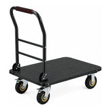 Heavy Duty Platform Truck Cart, 1800lb Capacity,Collapsible Flatbed Utility Cart