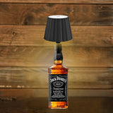 Wireless Bottle Table Lamp 3-color and Stepless Dimming Night Lamp 2000mAh Desk Lamps