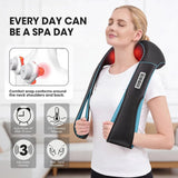 Shiatsu Neck Massager with Heat, Pain Relief Deep Tissue for Dad Mom