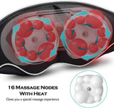 Shiatsu Neck and Shoulder Massager with Heat Deep Tissue Kneading Sports Recovery Massagers for Back, Relaxation Gifts for Mom, Wife, Women