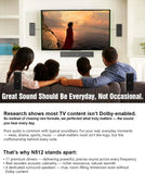 5.1.2 Surround Sound System for TV w/ 4 Surround Speakers, 5.25" Subwoofer