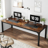 Tribesigns 78.7 Inches Extra Long Computer Desk 2 Person Desk, Double Long Desk