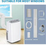 14000 BTU Portable AC, 4-in-1 with Remote & Panel Control for Large Rooms