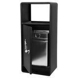 Commercial Outdoor Trash Can Public Street Regular Waste Storage Bucket 11 Gallon with Ashtray for Office